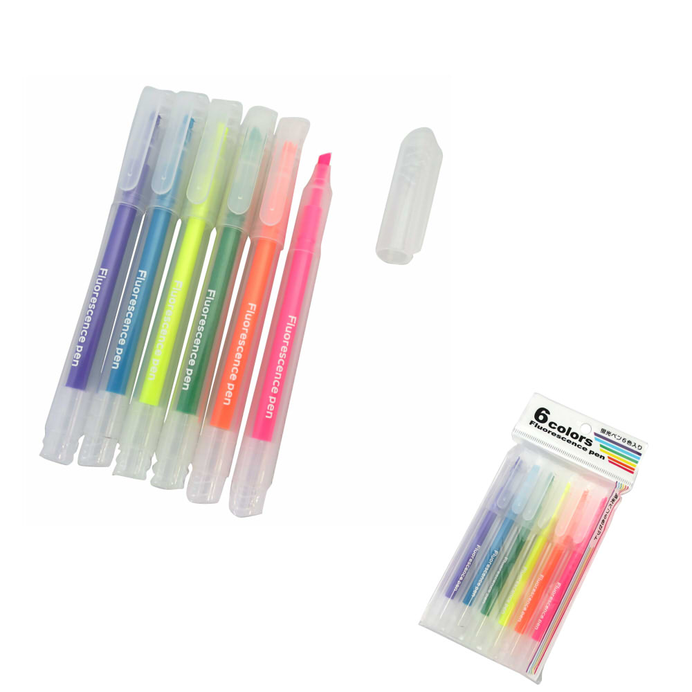 6色蛍光ペンセット ファンシー文具 学用文具 日用文具の製造卸販 株式会社日本パール加工 6色蛍光ペンセット ファンシー文具 学用文具 日用文具の製造卸販 株式会社日本パール加工